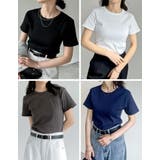 テレコリブクルーネック半袖Tシャツ | Re:EDIT | 詳細画像10
