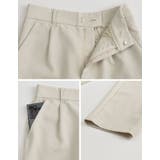 パールデザインブラウス&テーパードパンツセットアップ | Re:EDIT | 詳細画像24