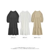 [新色追加][低身長/高身長サイズ有]ふくれジャガードティアードワンピース | Re:EDIT | 詳細画像17 