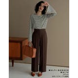 [新色追加][累計販売枚数1 9万枚突破]クルーネックフレアスリーブリブカットソ… | Re:EDIT | 詳細画像17 