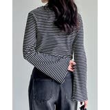 [新色追加][累計販売枚数1 9万枚突破]クルーネックフレアスリーブリブカットソ… | Re:EDIT | 詳細画像38 