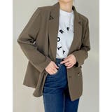 ブラウン(009) | [入卒式 セレモニー]ダブルテーラードジャケット | Re:EDIT
