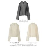 プチハイネック指穴フロッキードットチュールシアートップス | Re:EDIT | 詳細画像18