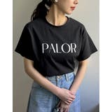 ブラック(001) | ラバープリントロゴTシャツ | Re:EDIT