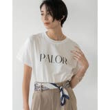 ホワイト(002) | ラバープリントロゴTシャツ | Re:EDIT