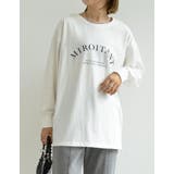 フロントロゴプリント長袖ロングTシャツ | Re:EDIT | 詳細画像5