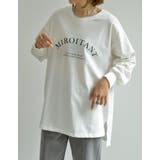 フロントロゴプリント長袖ロングTシャツ | Re:EDIT | 詳細画像21