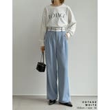 フロントロゴプリント長袖ロングTシャツ | Re:EDIT | 詳細画像29