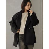 [低身長サイズ有]フェイクウールシャギーダブルテーラードジャケット | Re:EDIT | 詳細画像32 