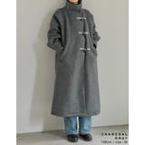 [低身長サイズ有]シャギーオーバーサイズスタンドカラーダッフルコート | Re:EDIT | 詳細画像25 
