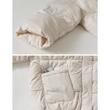 マイクロタフタマフラー付きノーカラー中綿フェイクダウンジャケット | Re:EDIT | 詳細画像36