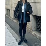 中綿入りオーバーサイズモンスターパーカーコート | Re:EDIT | 詳細画像7