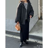中綿入りオーバーサイズモンスターパーカーコート | Re:EDIT | 詳細画像9