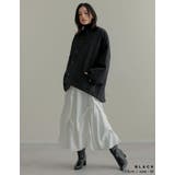 サイドジップノーカラー中綿ジャケット | Re:EDIT | 詳細画像14