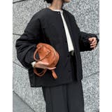 サイドジップノーカラー中綿ジャケット | Re:EDIT | 詳細画像4