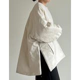 サイドジップノーカラー中綿ジャケット | Re:EDIT | 詳細画像8