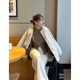 サイドジップノーカラー中綿ジャケット | Re:EDIT | 詳細画像25