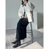 サイドジップノーカラー中綿ジャケット | Re:EDIT | 詳細画像26