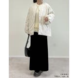 サイドジップノーカラー中綿ジャケット | Re:EDIT | 詳細画像30