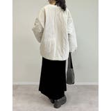 サイドジップノーカラー中綿ジャケット | Re:EDIT | 詳細画像33