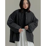 サイドジップノーカラー中綿ジャケット | Re:EDIT | 詳細画像35