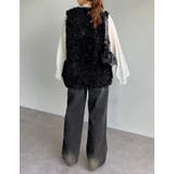 プードルフェイクファーミドルベスト | Re:EDIT | 詳細画像13 