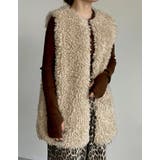 プードルフェイクファーミドルベスト | Re:EDIT | 詳細画像10 