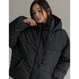 [低身長サイズ有]フード付きスタンドカラーフェイクダウン中綿ジャケット | Re:EDIT | 詳細画像10 