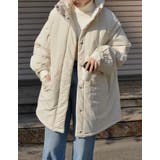 アイボリー(003) | [低身長サイズ有]2WAYミドル丈ダウンライク中綿ジャケット | Re:EDIT