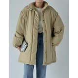 ベージュ(004) | [低身長サイズ有]2WAYミドル丈ダウンライク中綿ジャケット | Re:EDIT