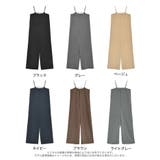 [低身長/高身長サイズ有][体型カバー]ワンボタンベアキャミサロペット | Re:EDIT | 詳細画像18 