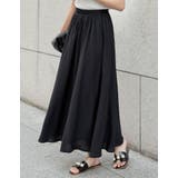 [低身長/高身長サイズ有]ボイルクリンクルマキシフレアスカート | Re:EDIT | 詳細画像3 