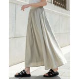 [低身長/高身長サイズ有]ボイルクリンクルマキシフレアスカート | Re:EDIT | 詳細画像5 