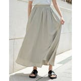 [低身長/高身長サイズ有]ボイルクリンクルマキシフレアスカート | Re:EDIT | 詳細画像26 