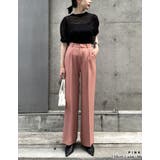 [低身長/高身長サイズ有][洗濯機で洗える]ドライタッチセンタープレスパンツ | Re:EDIT | 詳細画像9 