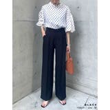 [低身長/高身長サイズ有][洗濯機で洗える]ドライタッチセンタープレスパンツ | Re:EDIT | 詳細画像10 