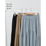 ギャザー切り替えティアードフレアスカート | Re:EDIT | 詳細画像2