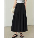 ギャザー切り替えティアードフレアスカート | Re:EDIT | 詳細画像3