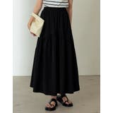 ギャザー切り替えティアードフレアスカート | Re:EDIT | 詳細画像6