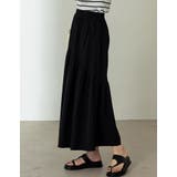 ギャザー切り替えティアードフレアスカート | Re:EDIT | 詳細画像7