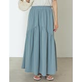 ギャザー切り替えティアードフレアスカート | Re:EDIT | 詳細画像9