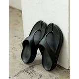 ブラック(001) | 足袋トングサンダル | Re:EDIT