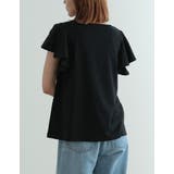 [接触冷感][UVカット]フリルスリーブ半袖Tシャツ | Re:EDIT | 詳細画像28 