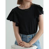 [接触冷感][UVカット]フリルスリーブ半袖Tシャツ | Re:EDIT | 詳細画像29 