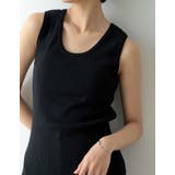 [洗濯機で洗える]カシミヤタッチサマーリブニットタンクトップ | Re:EDIT | 詳細画像26 