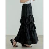 [低身長/高身長サイズ有]ワッシャークロスティアードスカート | Re:EDIT | 詳細画像23 