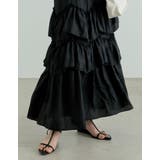 [低身長/高身長サイズ有]ワッシャークロスティアードスカート | Re:EDIT | 詳細画像26 