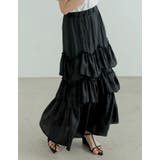 [低身長/高身長サイズ有]ワッシャークロスティアードスカート | Re:EDIT | 詳細画像28 