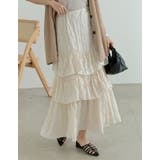 [低身長/高身長サイズ有]ワッシャークロスティアードスカート | Re:EDIT | 詳細画像31 