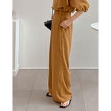 [低身長/高身長サイズ有]楊柳クレープストレートパンツ | Re:EDIT | 詳細画像13 